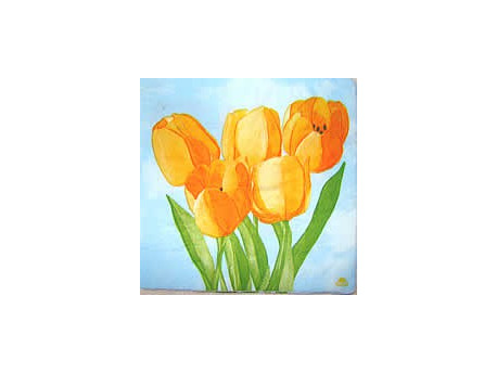 Serwetki Decoupage - Żółte Tulipany