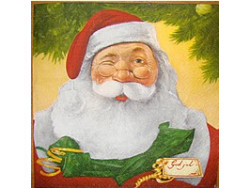 Serwetki Decoupage - Święty Mikołaj