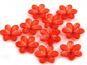 Kwiatki akrylowe 26mm czerwone