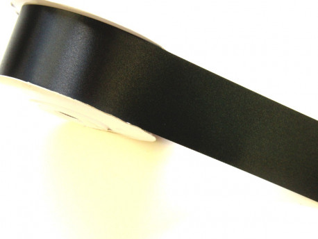 Wstążka satynowa 60mm - czarna