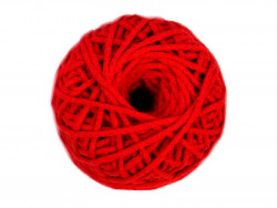 Sznurek bawełniany 3mm czerwony