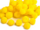 Pompony 20mm żółte 20szt