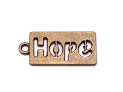 Zawieszka metalowa HOPE nadzieja