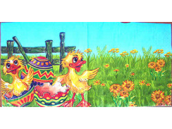 Serwetki Decoupage - Wielkanoc Kurczaczki