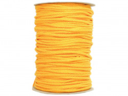 Sznurek bawełniany 3mm żółty ciemny 90m