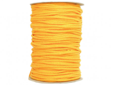 Sznurek bawełniany 3mm żółty ciemny 90m