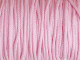Sznurek bawełniany 3mm różowy jasny 100m