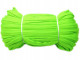 Sznurek poliestrowy 12mm płaski neon zielony 50m