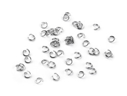 Kółko metalowe / ogniwko łączące 3,6mm srebrne