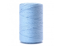 sznurek bawełniany 3mm niebieski jasny 200m