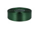 Wstążka satynowa 25mm - zielona ciemna zimna