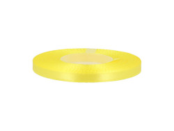 Wstążka satynowa 6mm - żółta cytrynowa
