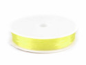 Żyłka okrągła elastyczna 0,4-0,6mm żółta