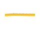 Sznurek poliestrowy 2mm żółty ze złotą nitką 100m