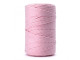 Sznurek bawełniany 2mm skręcany różowy jasny 100g