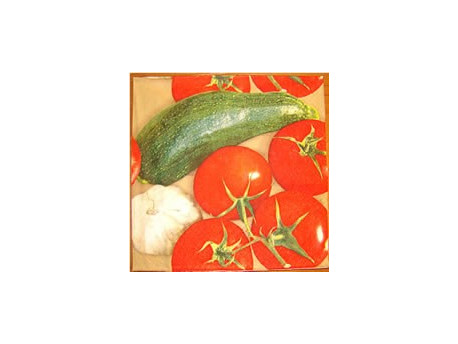 Serwetki Decoupage - Pomidory, Cukinia