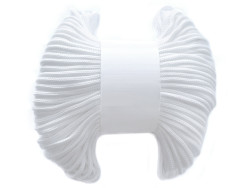 Sznurek poliestrowy dziany 4mm biały 50m