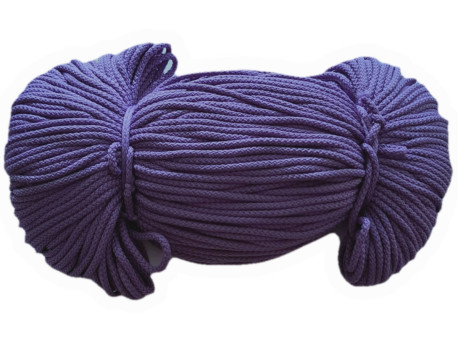 Sznurek poliestrowy 2mm fioletowy 100m