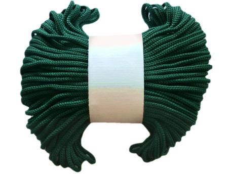 Sznurek poliestrowy dziany 4mm butelkowy 50m