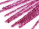 Druty kreatywne z lureksem różowe