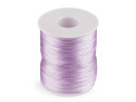 80-100m sznurek satynowy 1mm fioletowy jasny