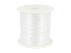 wstążka satynowa 3mm biała