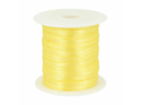 wstążka satynowa 3mm żółta