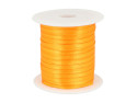 wstążka satynowa 3mm pomarańczowa