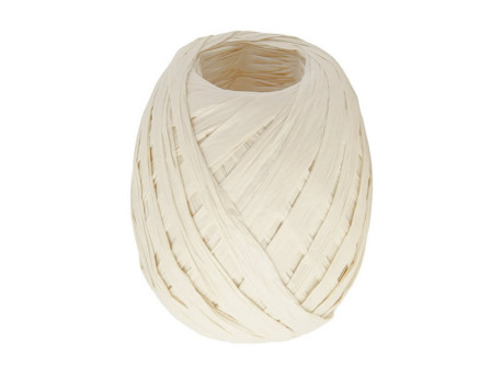 RAFIA papierowa płaska 30m ecru