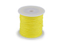 sznurek poliestrowy ok. 0,8mm żółty jasny 75-90m